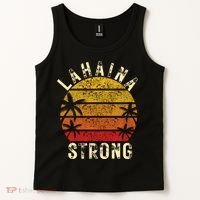 LAHAINA Strong Palm Trees Sunset Lahaina Hawaii Tank Top thumb 2