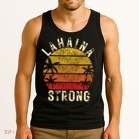 LAHAINA Strong Palm Trees Sunset Lahaina Hawaii Tank Top thumb 3