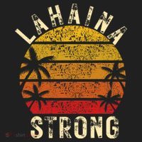LAHAINA Strong Palm Trees Sunset Lahaina Hawaii Golf Towel thumb 3