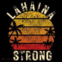 LAHAINA Strong Palm Trees Sunset Lahaina Hawaii Women's T-Shirt thumb 6