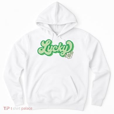 Lucky St PatrickS Day Retro Vintage Hoodie