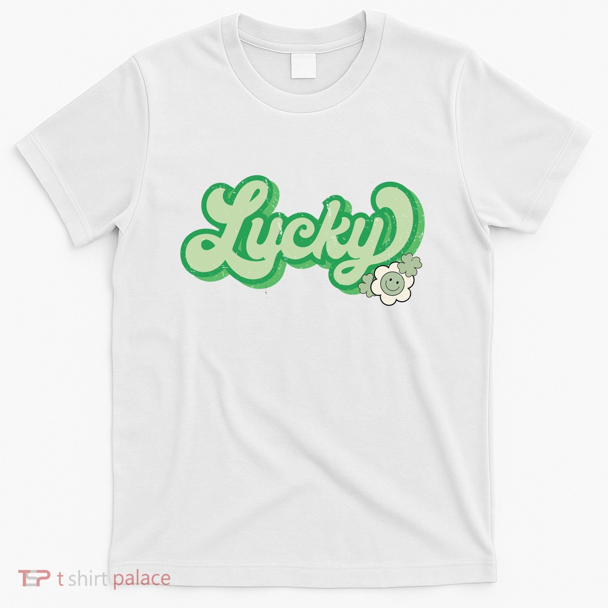 Lucky St PatrickS Day Retro Vintage T-Shirt
