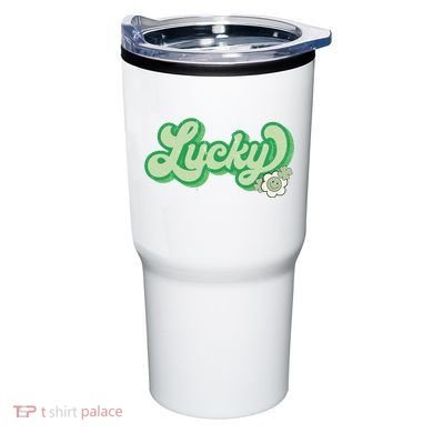 Lucky St PatrickS Day Retro Vintage Tumbler