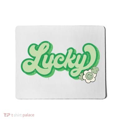 Lucky St PatrickS Day Retro Vintage Mousepad