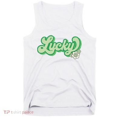 Lucky St PatrickS Day Retro Vintage Tank Top
