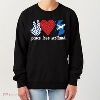 Love Scotland Proud Scottish Flag Scottish Roots Gift Women's Sweatshirt thumb 0