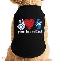 Love Scotland Proud Scottish Flag Scottish Roots Gift Doggie Tank thumb 0