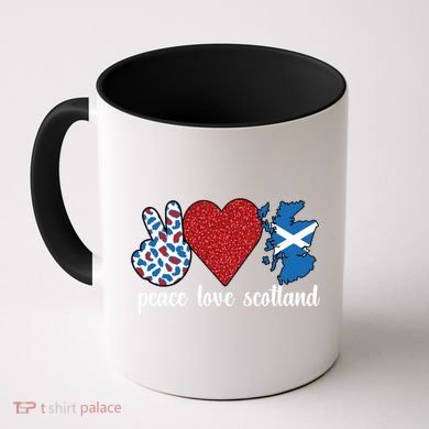 Love Scotland Proud Scottish Flag Scottish Roots Gift Coffee Mug