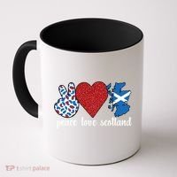 Love Scotland Proud Scottish Flag Scottish Roots Gift Coffee Mug thumb 0