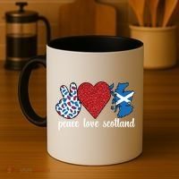 Love Scotland Proud Scottish Flag Scottish Roots Gift Coffee Mug thumb 4
