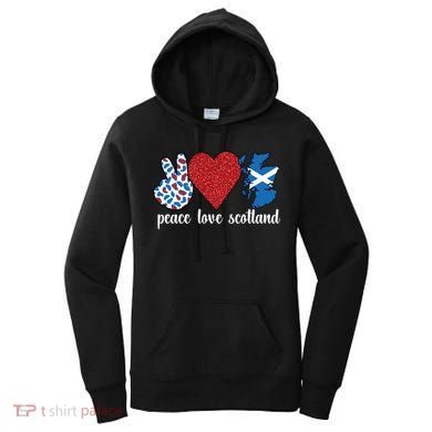 Love Scotland Proud Scottish Flag Scottish Roots Gift Women's Hoodie