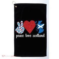 Love Scotland Proud Scottish Flag Scottish Roots Gift Golf Towel thumb 0