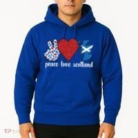 Love Scotland Proud Scottish Flag Scottish Roots Gift Hoodie thumb 2