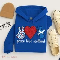 Love Scotland Proud Scottish Flag Scottish Roots Gift Hoodie thumb 4