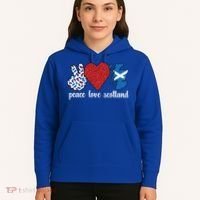 Love Scotland Proud Scottish Flag Scottish Roots Gift Hoodie thumb 5
