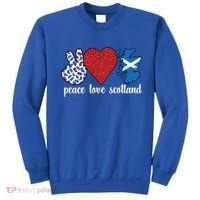 Love Scotland Proud Scottish Flag Scottish Roots Gift Sweatshirt thumb 0