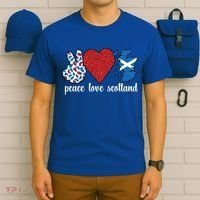 Love Scotland Proud Scottish Flag Scottish Roots Gift T-Shirt thumb 6