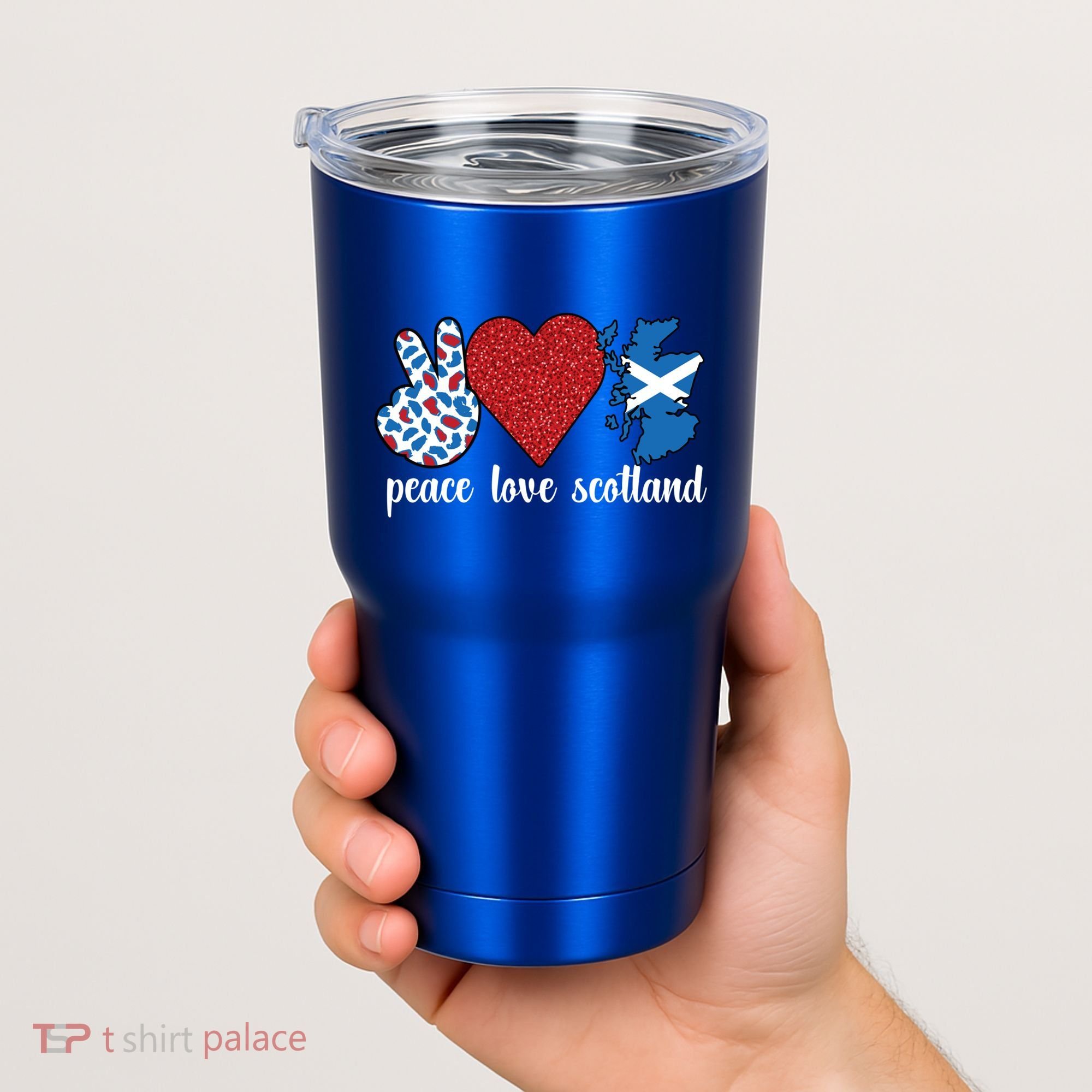 Love Scotland Proud Scottish Flag Scottish Roots Gift Tumbler