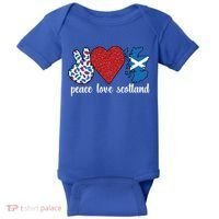 Love Scotland Proud Scottish Flag Scottish Roots Gift Baby Bodysuit thumb 0