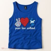 Love Scotland Proud Scottish Flag Scottish Roots Gift Tank Top thumb 2