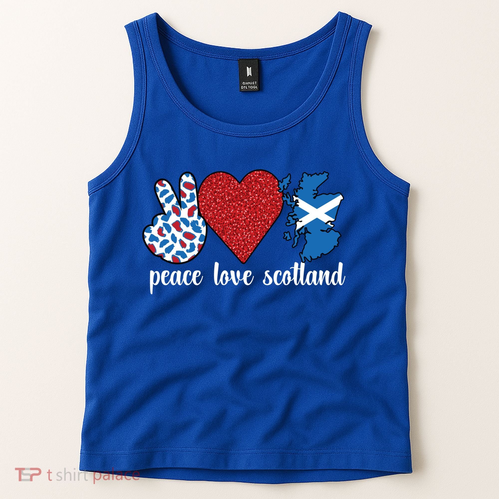 Love Scotland Proud Scottish Flag Scottish Roots Gift Tank Top