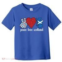 Love Scotland Proud Scottish Flag Scottish Roots Gift Toddler T-Shirt thumb 0