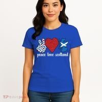 Love Scotland Proud Scottish Flag Scottish Roots Gift Women's T-Shirt thumb 4