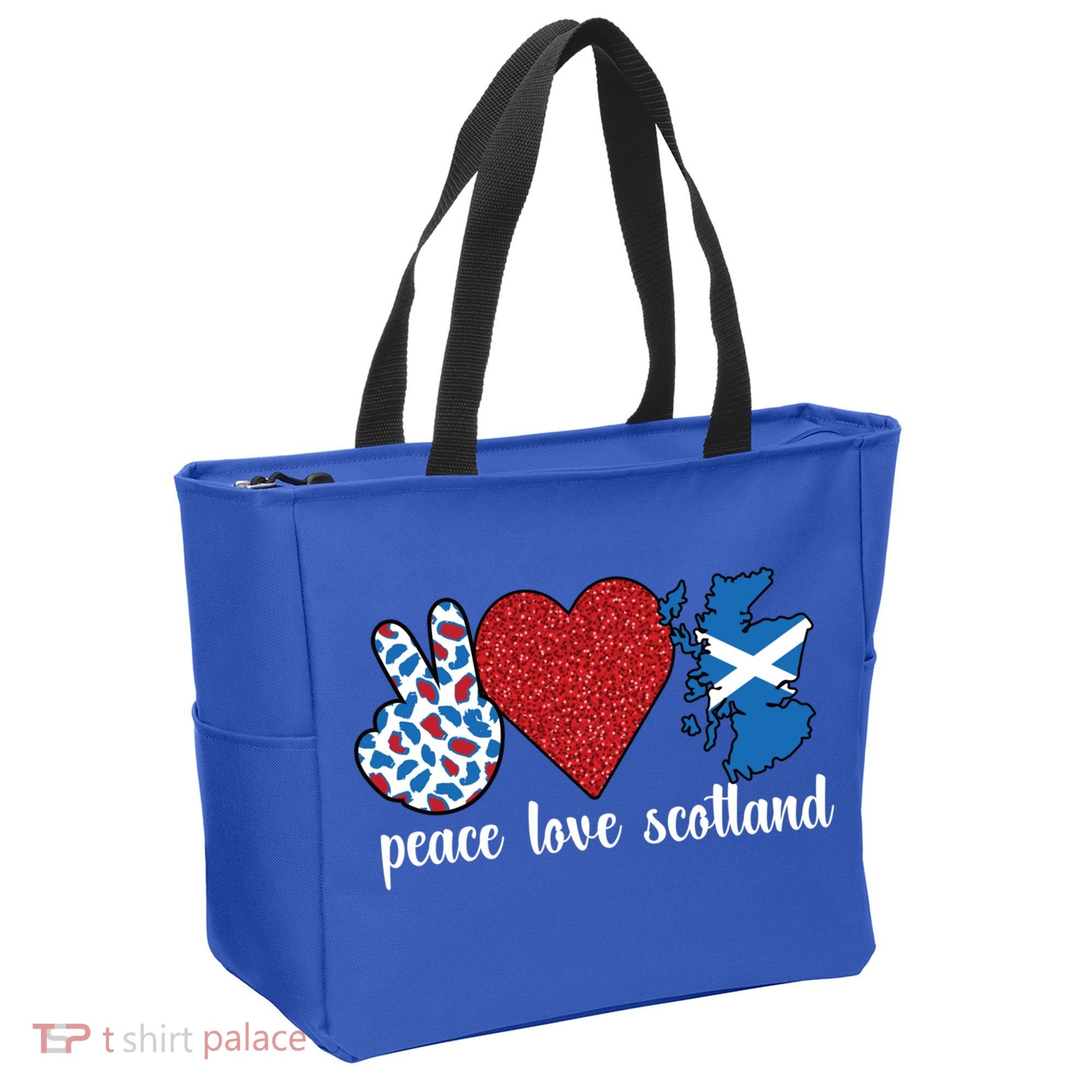 Love Scotland Proud Scottish Flag Scottish Roots Gift Tote Bag