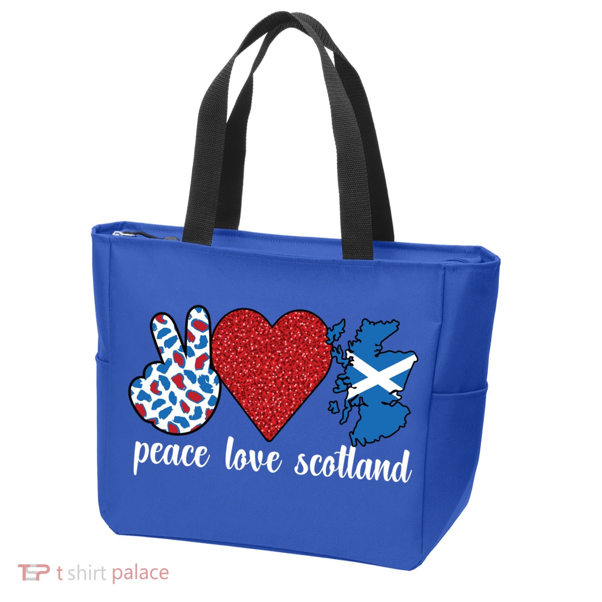 Love Scotland Proud Scottish Flag Scottish Roots Gift Tote Bag