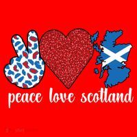 Love Scotland Proud Scottish Flag Scottish Roots Gift Santa Hat thumb 1