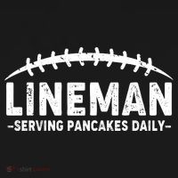 Lineman Serving Pancakes Daily Football Sweatshirt thumb 3
