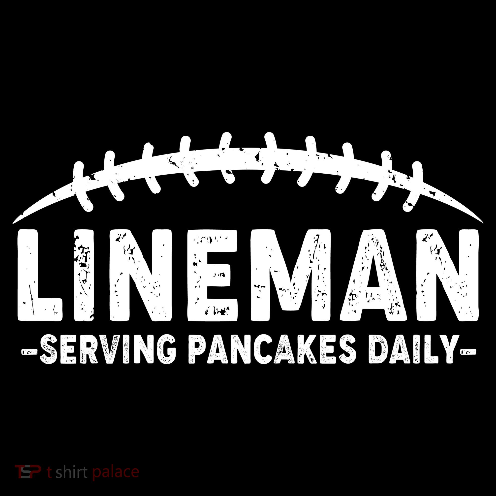 Lineman Serving Pancakes Daily Football Women's Hoodie