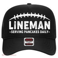 Lineman Serving Pancakes Daily Football Hat thumb 0