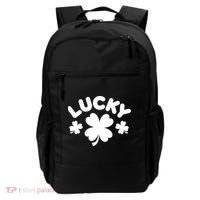 Lucky St Patricks Day Clover Festive Backpack thumb 0