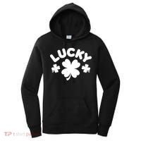 Lucky St Patricks Day Clover Festive Women's Hoodie thumb 0