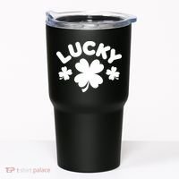 Lucky St Patricks Day Clover Festive Tumbler thumb 0