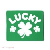Lucky St Patricks Day Clover Festive Mousepad thumb 0