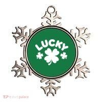 Lucky St Patricks Day Clover Festive Ornament thumb 0