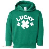 Lucky St Patricks Day Clover Festive Toddler Hoodie thumb 0