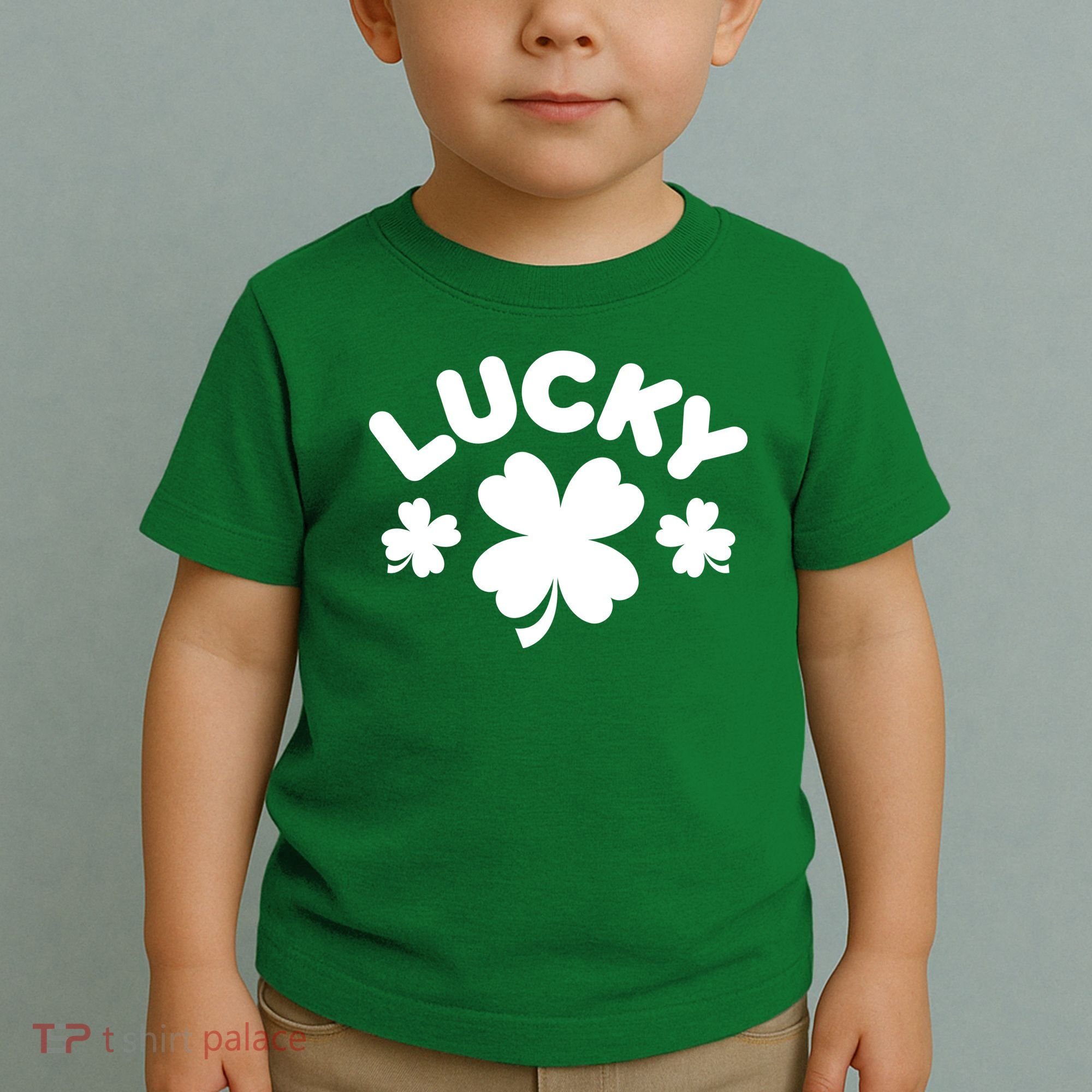 Lucky St Patricks Day Clover Festive Toddler T-Shirt