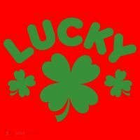 Lucky St Patricks Day Clover Festive Santa Hat thumb 1