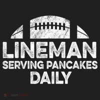 Lineman Serving Pancakes Daily Football Offensive Lineman Hat thumb 2