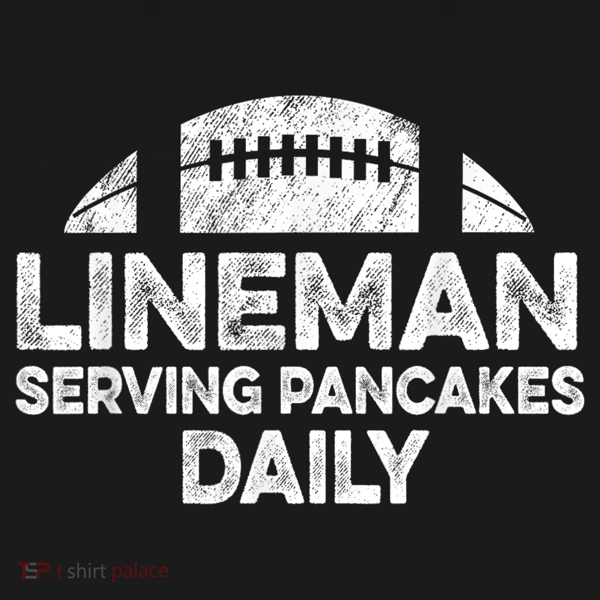 Lineman Serving Pancakes Daily Football Offensive Lineman Kids Sweatshirt