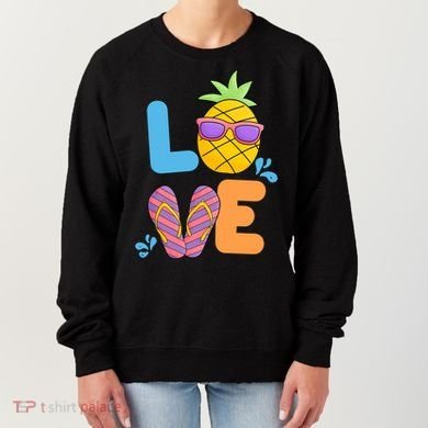 Love Summer Pineapple Cute Women's Sweatshirt