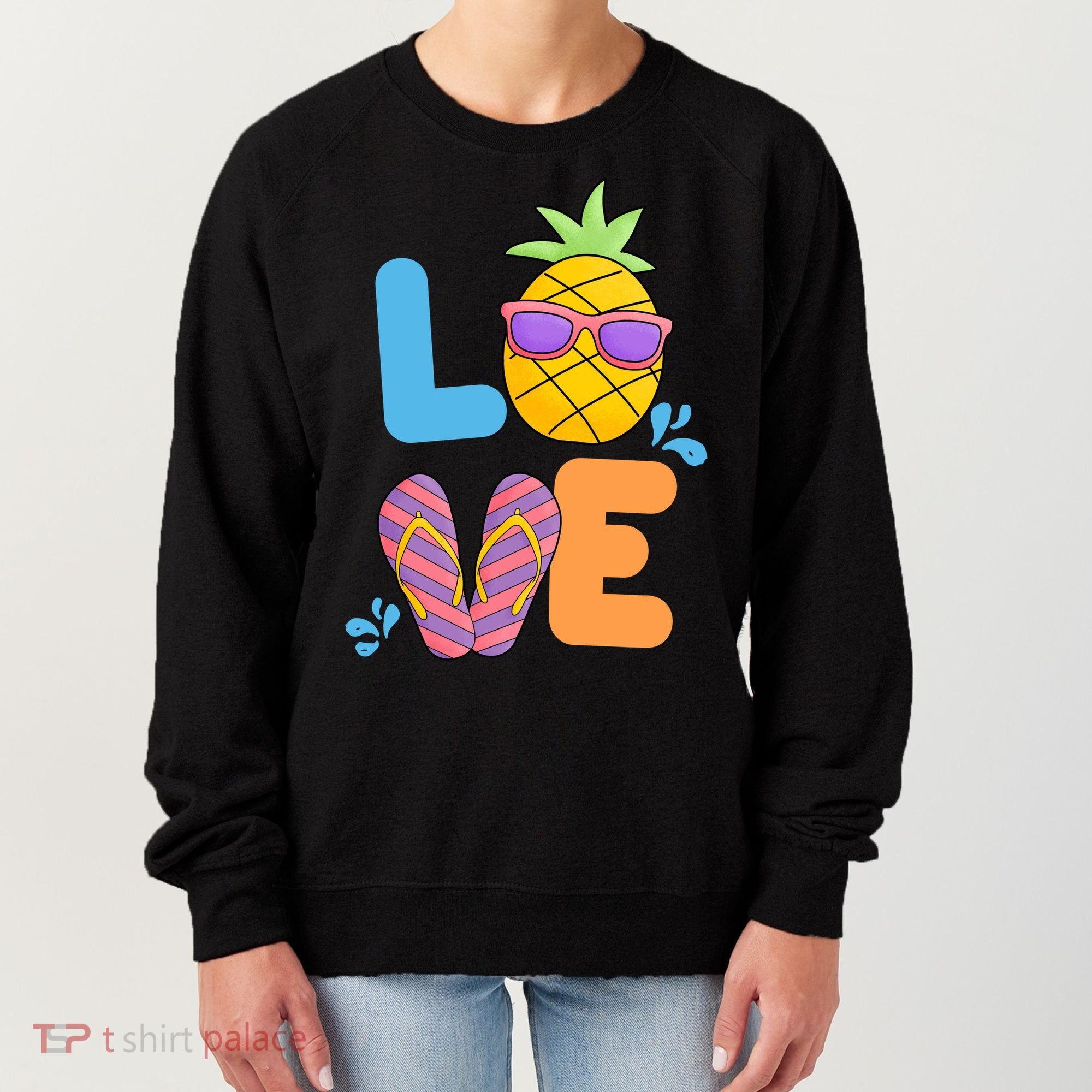 Love Summer Pineapple Cute Women's Sweatshirt