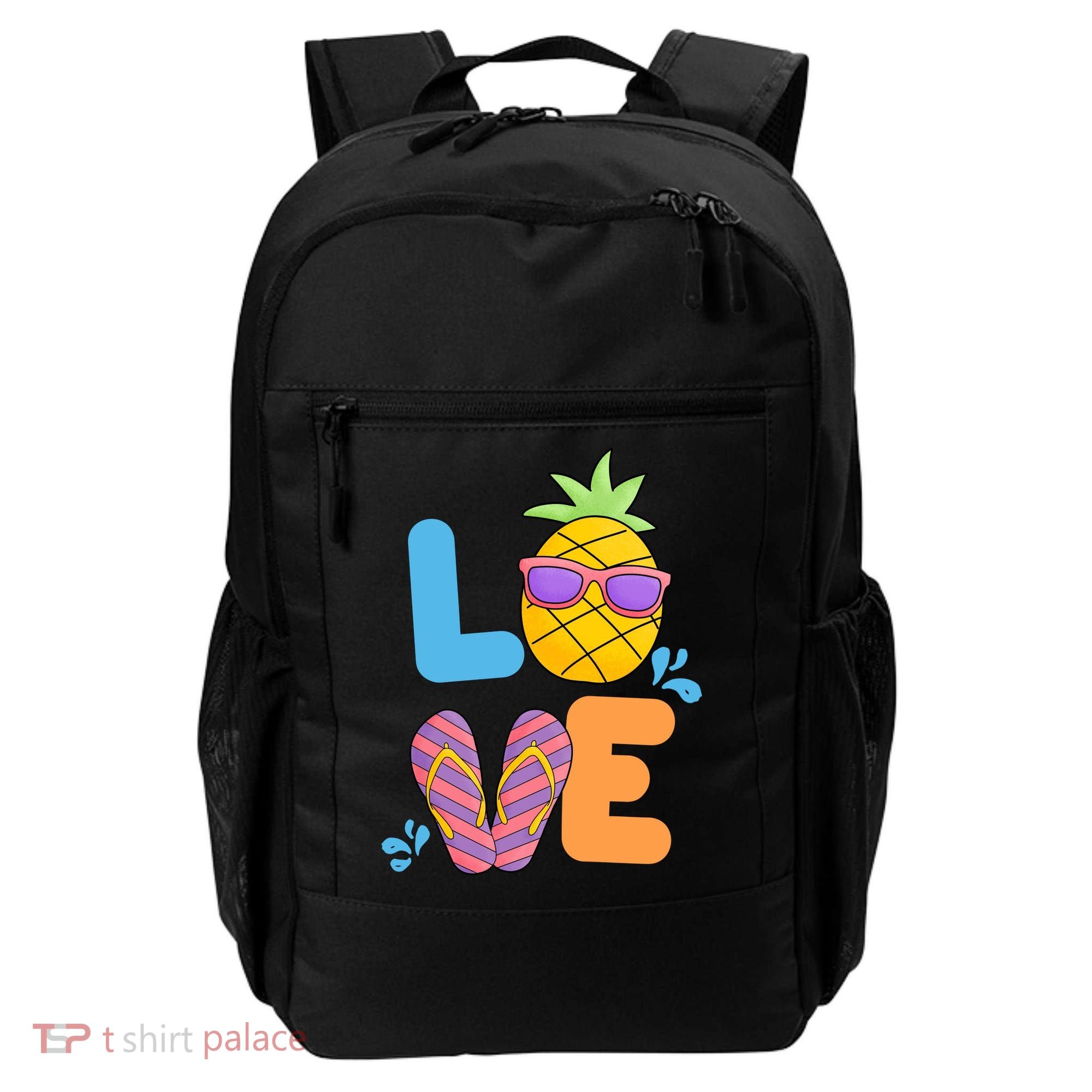 Love Summer Pineapple Cute Backpack