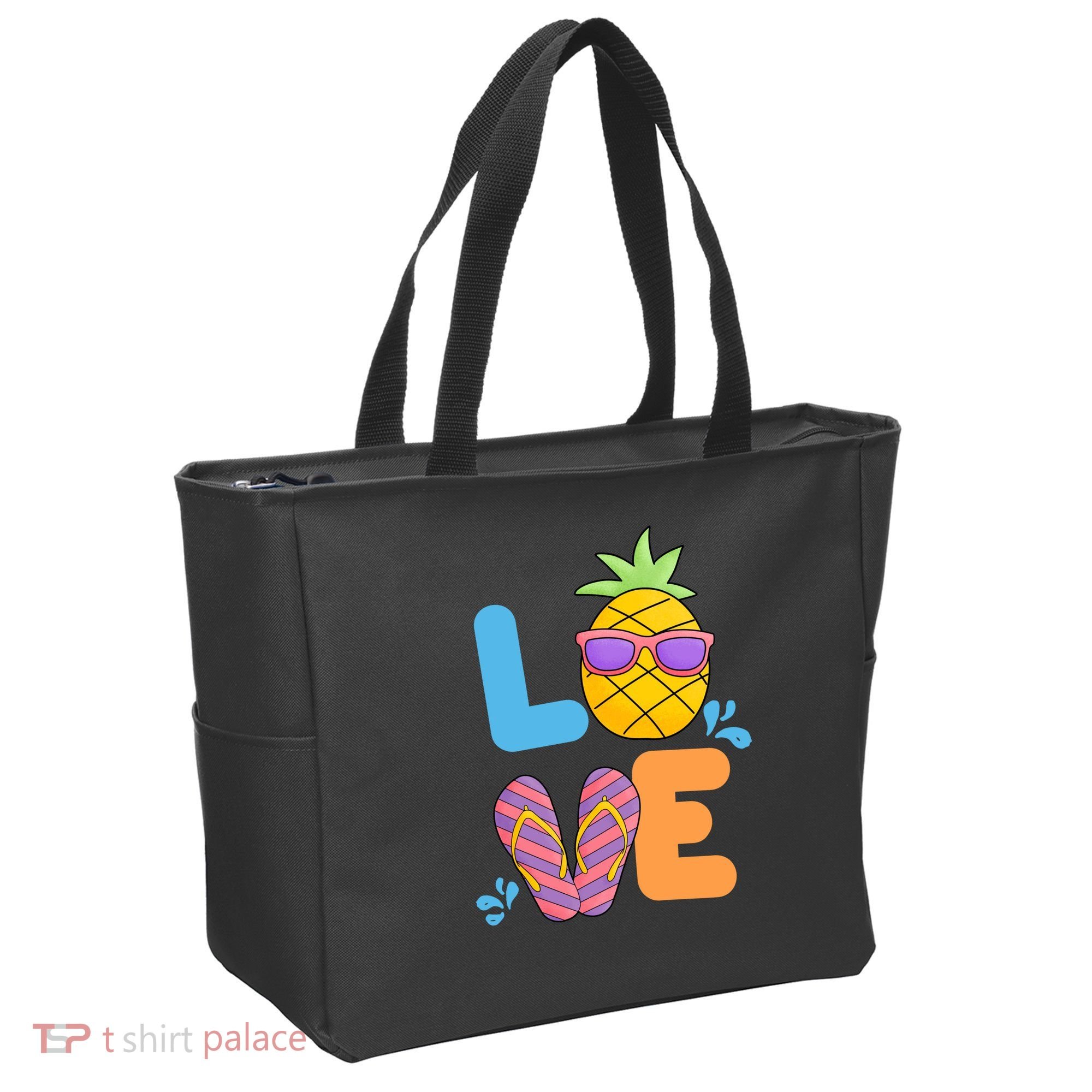 Love Summer Pineapple Cute Tote Bag