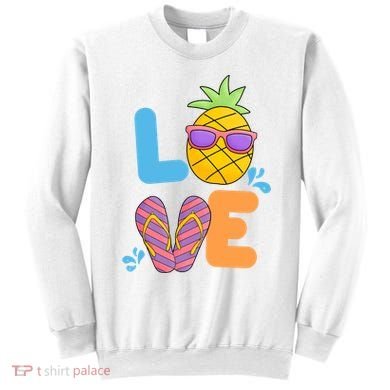 Love Summer Pineapple Cute Sweatshirt