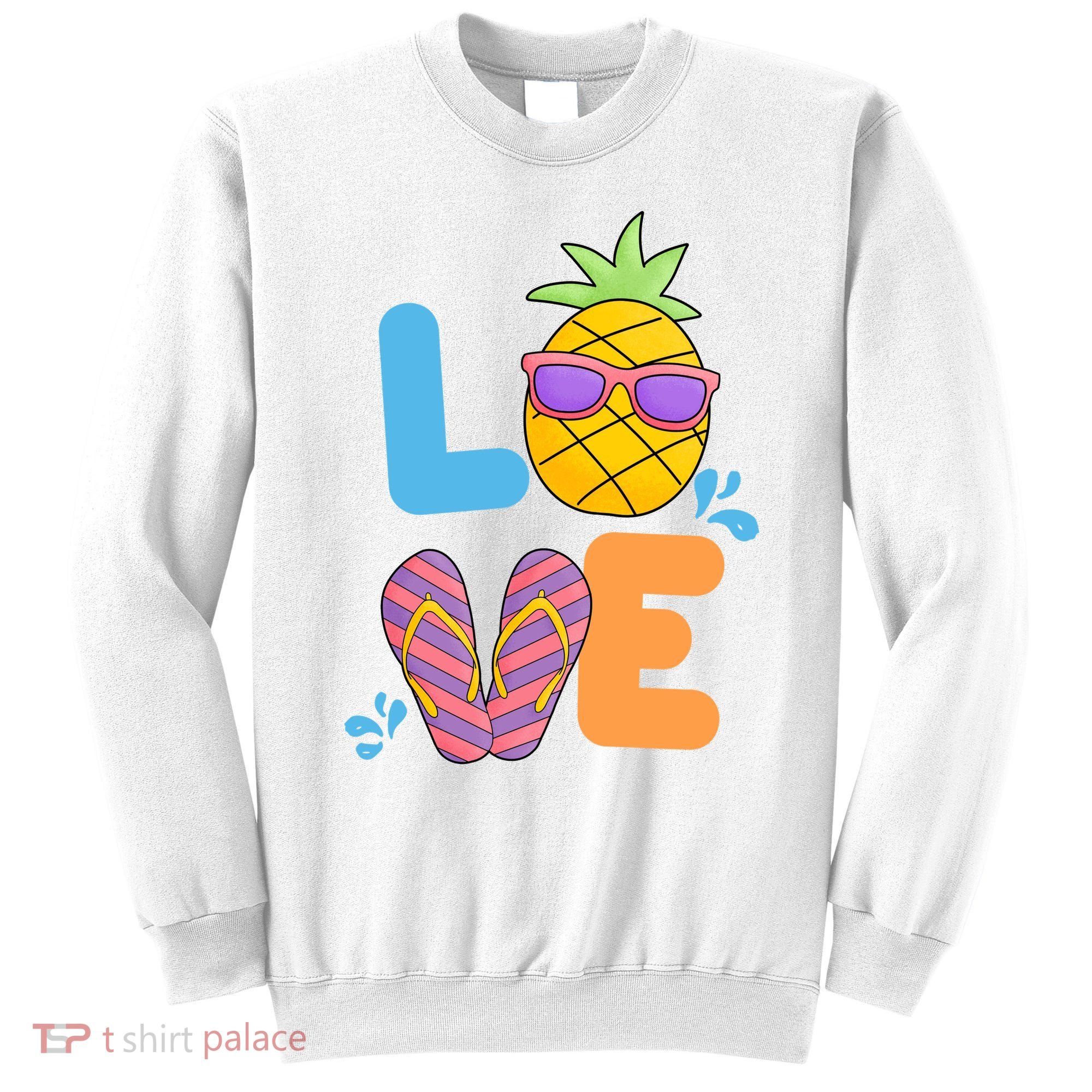 Love Summer Pineapple Cute Sweatshirt