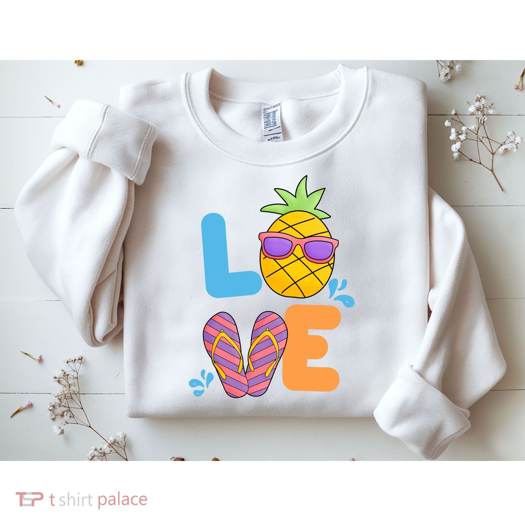 Love Summer Pineapple Cute Sweatshirt